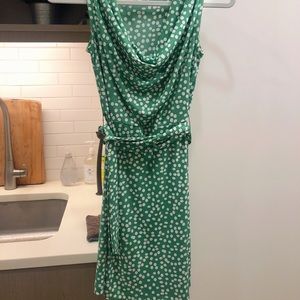 Loft green dress size xs